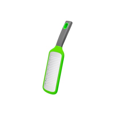 Терка 27*7,5*2 см "Зеленая" с пластиковой ручкой + пластиковый защитный чехол