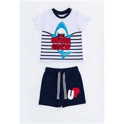 Комплект для мальчиков ((1)сорочка верхняя и (2)шорты) Prawn