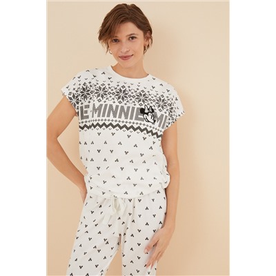 Pijama 100% algodón Minnie Mouse manga corta