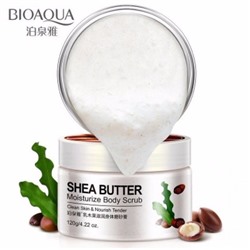 Sale! Bioaqua Body scrub Скраб для тела с маслом Ши и авокадо, 120г