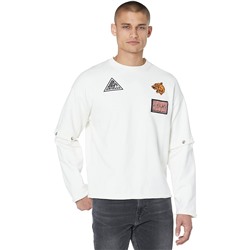 Just Cavalli Sweatshirt with Just Code and Logo Patches