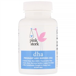 Pink Stork, ДГК, для беременных и кормящих женщин, 60 мягких таблеток