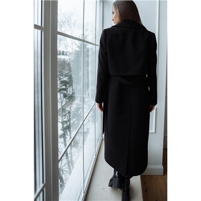 Пальто женское демисезонное 22105  (черный )