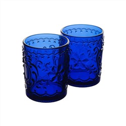51525 GIPFEL Набор стаканов ONTARIO 2 шт, 320 мл. Материал: стекло. Цвет: синий.