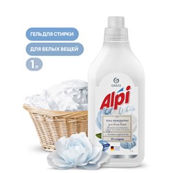 125868 Концентрированное жидкое средство для стирки "ALPI white gel" (флакон 1л)