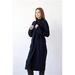 Пальто женское демисезонное 22555  (синий)