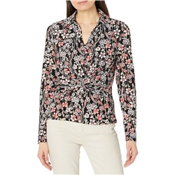 Tommy Hilfiger Long Sleeve Knot Top Floral