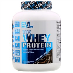 EVLution Nutrition, 100% сывороточного протеина, двойной шоколад, 2,268 кг (5 фунтов)