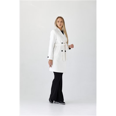 Пальто женское демисезонное 25570 (белый)