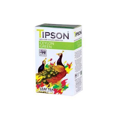 Чай Tipson Ceylon Green зеленый, 85г*20 картон