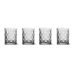 Набор стаканов для воды Dubai, прозрачный, 0,3 л, 4 шт, 62184