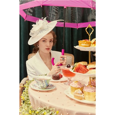 L041-022 Pink (Розовый) Зонт женский трость Fulton