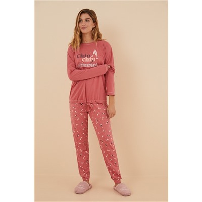 Pijama 100% algodón La Vecina Rubia Chin Chin