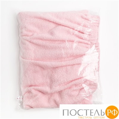 Полотенце банное Экономь и Я «Парео» 68х150 см, цвет светло-розовый, 100%хл с AIRO, 320 г/м2