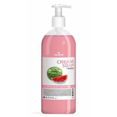 1081-1 Cream Soap "Персик и йогурт" (Жидкое крем-мыло) 1л (доз)