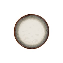 Тарелка закусочная Nuances, коричневая, 21 см, 62159