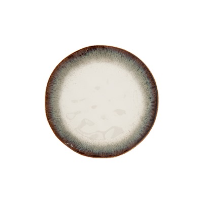 Тарелка закусочная Nuances, коричневая, 21 см, 62159