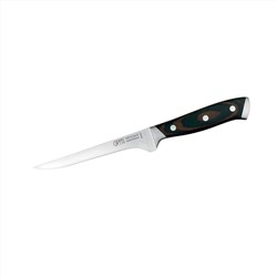 6812 GIPFEL Нож филейный KASSEL 15см. Материал лезвия: сталь X30Cr13. Материал ручки: сталь, древеснослоистый пластик. Толщина: 2,5мм