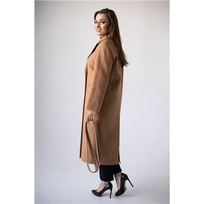 Пальто женское демисезонное 23110 (кэмел)