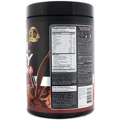 Six Star, Six Star Pro Nutrition, 100% Whey Protein Plus, элитная серия, «Тройной шоколад», 907 г (2 фунта)