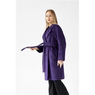 Пальто женское демисезонное 23220 (фиолетовый)