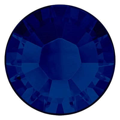 Страз клеевой "Сваровски" SS10 цветн. 2.7 мм кристалл 144 шт яр.синий (cobalt 369)