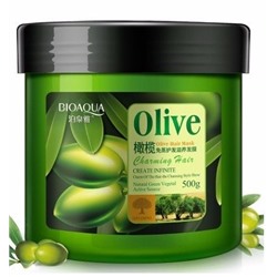 Уценка, повреждена упаковка! Питательный бальзам для волос «BIOAQUA» с экстрактом оливкового масла 500 мл