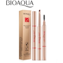 Sale!!! Автоматический карандаш для бровей BIOAQUA Double Plastic Pencil 0,4 гр. ТОН 012 светло-коричневый