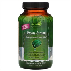 Irwin Naturals, Prosta-Strong, здоровье простаты и мочеиспускания, 180 мягких желатиновых капсул с жидкостью