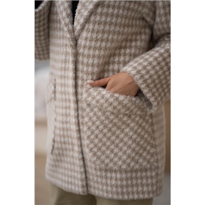 Пальто женское демисезонное 22520  (beige nika)