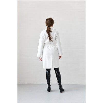 Пальто женское демисезонное 23220 (белый)