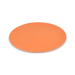 8993 FISSMAN Тарелка 25x1,4см Плоская, цвет Оранжевый (бамбуковое волокно)