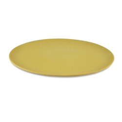 8986 FISSMAN Тарелка 25x1,4см Плоская, цвет Желтый (бамбуковое волокно)