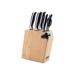 Набор из 5 кухонных ножей, ножниц и блока для ножей с ножеточкой Urša