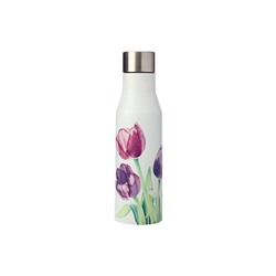 Термос-бутылка вакуумная Тюльпаны, 0,4 л, 60444