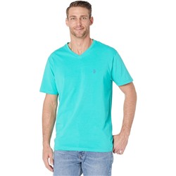 U.S. POLO ASSN. Short Sleeve Stretch V-Neck Tee Shirt