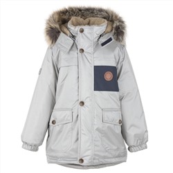 Boys’ fur-lined winter jacket