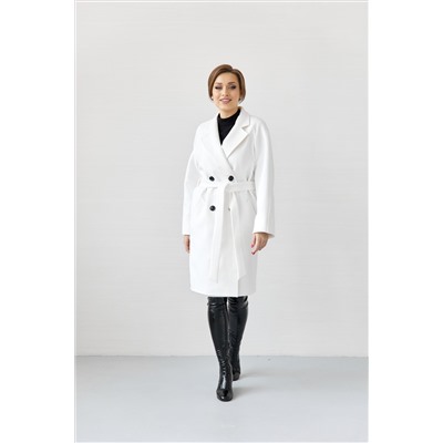 Пальто женское демисезонное 23220 (белый)
