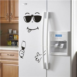 Виниловая наклейка Холодильник Дринк