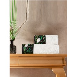 Tivolyo home Calderon krem | Набор полотенец из 2-х предметов (50х90 см,70х140 см)