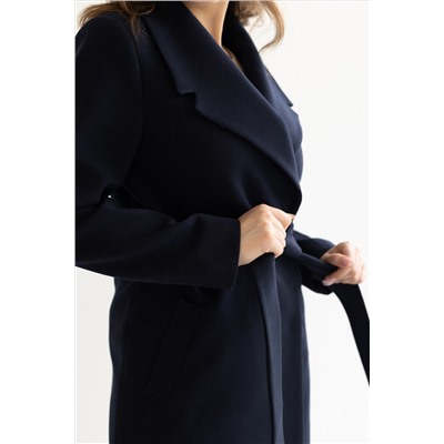 Пальто женское демисезонное 23970 (синий)