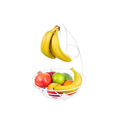 Корзина для фруктов 29*28*37,5 см "Белая" с подвесом