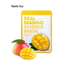 FarmStay Тканевая маска с экстрактом Манго,бодрость и увлажнение, Mango Real Essence Mask, 23 мл.
