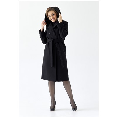 Пальто женское демисезонное 25020 (черный )