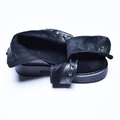 Ботинки женские Yufa Black без меха арт 236-1-1