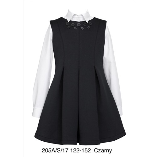 SL SZ 205A/S/17 черный Sukienka Платье Размеры 134, Цвет czarny черный
