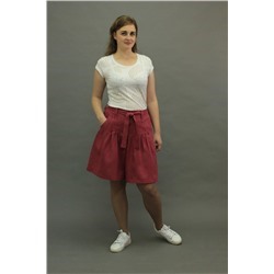 Льняная юбка-шорты У-593 р.44-54