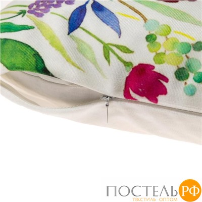 Чехол на подушку Этель "Цветы", 40*40 см, 100% п/э 4807815