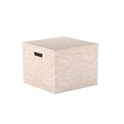 Коробка для хранения складная с крышкой "Листья", 32х32х25 см