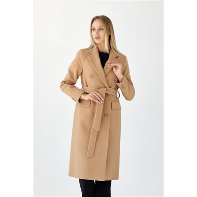 Пальто женское демисезонное 25415 (кэмел)